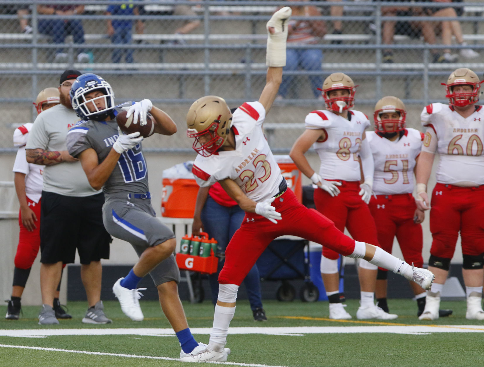 Andrean at Lake Central football scrimmage